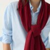 Cashmere Travel wrap in Tibetan Red